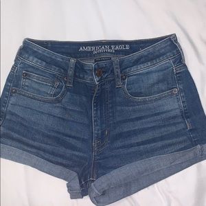 American Eagle super stretch denim shorts